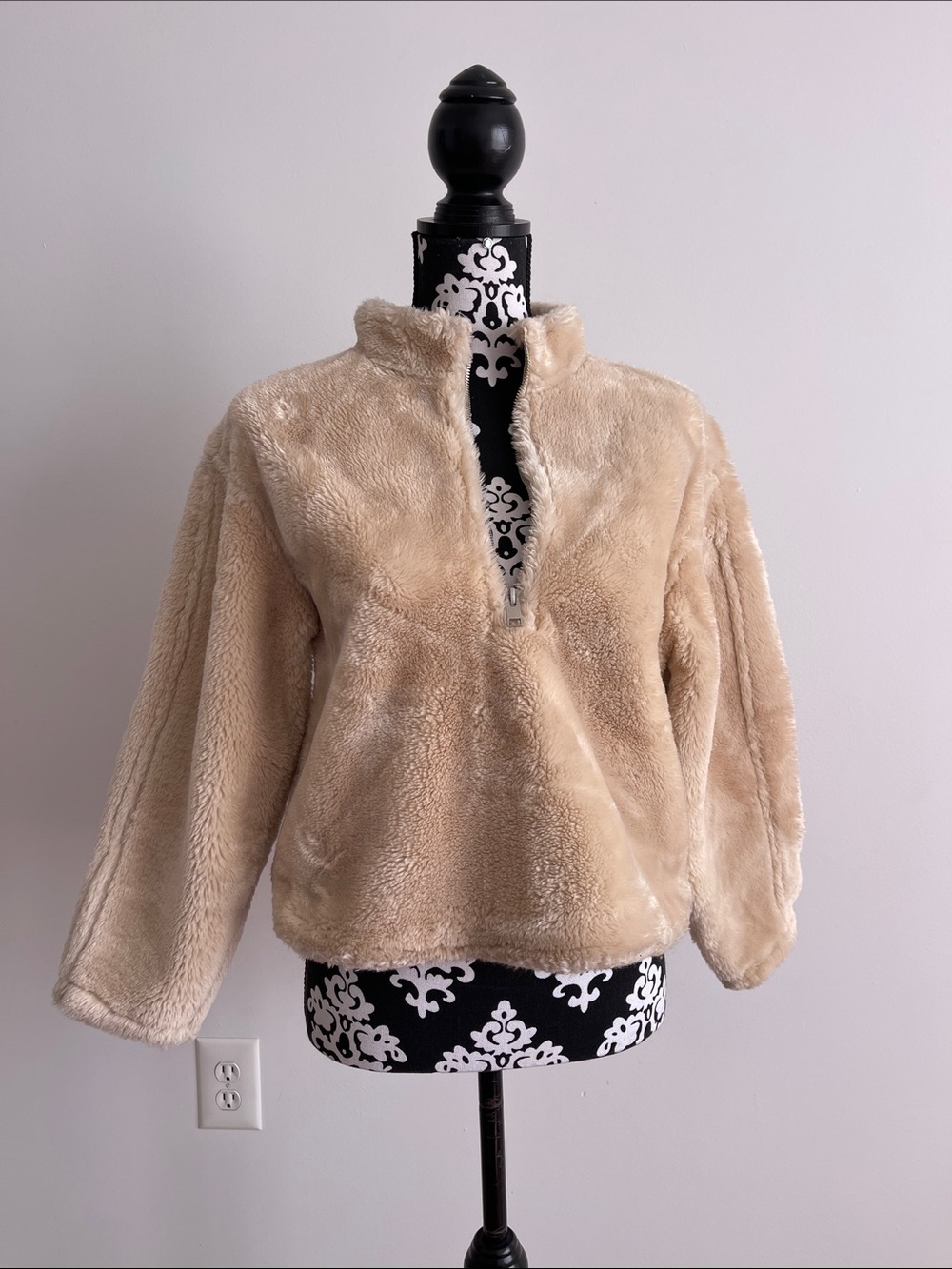 Jason Wu Beige Fleece Jacket
